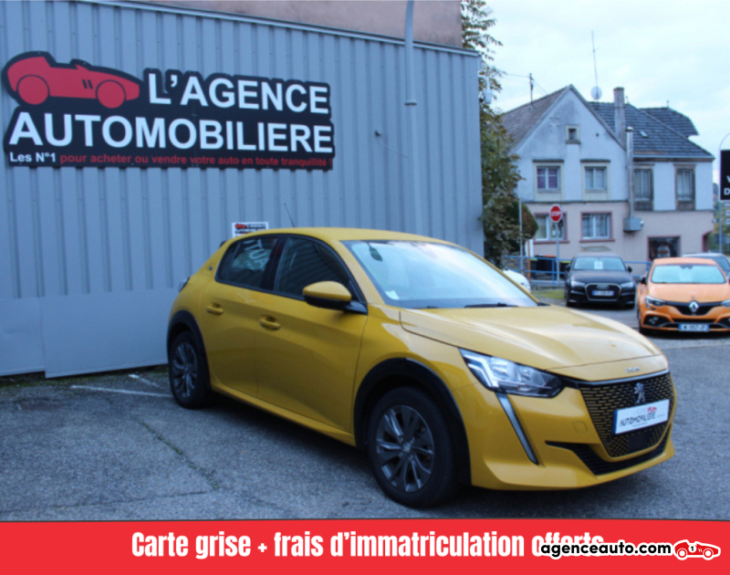 Achat voiture occasion, Auto occasion pas cher | Agence Auto Peugeot 208 e-208 136ch Allure Jaune Année 2020 Automatique Électrique