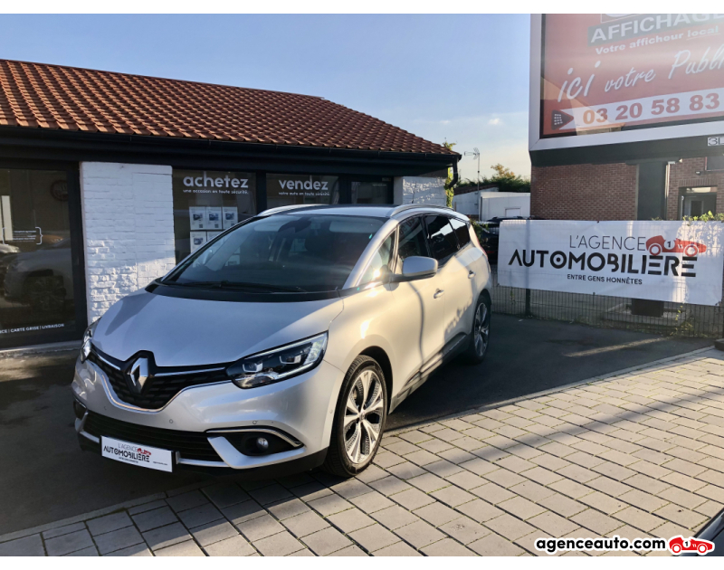 Compra de Coches Usados, Coches Usados Baratos %'|'% Agence Auto Renault Scenic IV GRAND SCENIC 1.6 DCI 160 INTENS EDC 7PL BOSE Argent Año 2018 Automatique Diesel