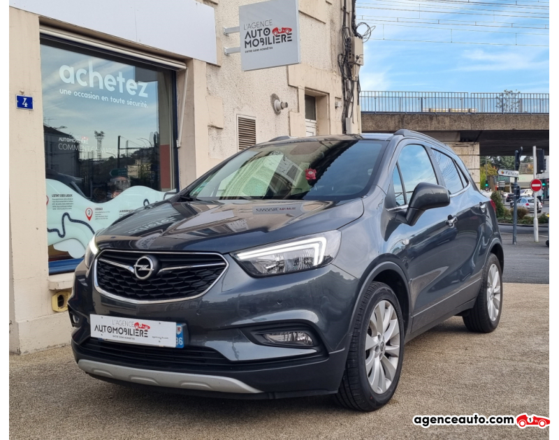 Achat voiture occasion, Auto occasion pas cher | Agence Auto Opel Mokka ELITE X 1.6 CDTI - 136 ch 4x2 BVA6 Gris Année 2017 Automatique Diesel
