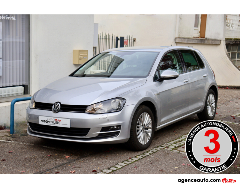 Achat voiture occasion, Auto occasion pas cher | Agence Auto Volkswagen Golf VII 1.4 TSI 125 Cup DSG7 (Palettes au volant, Caméra et radars...) Gris Année 2014 Automatique Essence