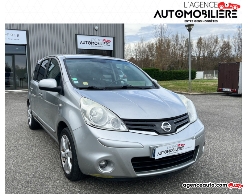 Achat voiture occasion, Auto occasion pas cher | Agence Auto Nissan Note II 1.5 ACENTA 86 CV Argent Année 2010 Manuelle Diesel