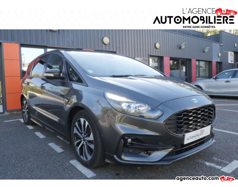 Achat voiture occasion, Auto occasion pas cher | Agence Auto Ford S-Max 2.0 ECOBLUE ST LINE 150CV Gris Année 2020 Automatique Diesel