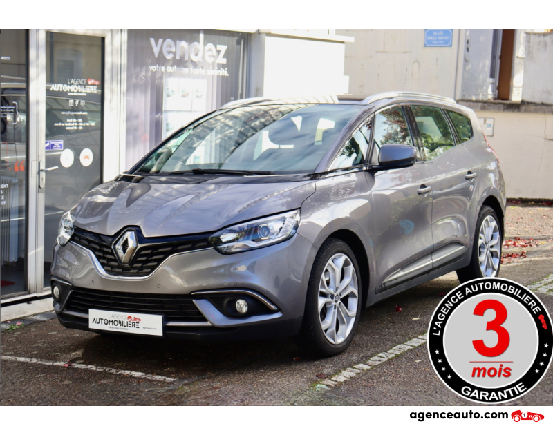 Achat voiture occasion, Auto occasion pas cher | Agence Auto Renault Scenic Grand Scénic IV 1.5 DCi 110 Energy Business BVM6 7 Places ( Radars, CarPlay, Clim..) Gris Année 2017 Manuelle Diesel