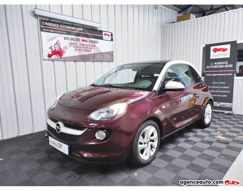 Gebrauchtwagenkauf, Günstige Gebrauchtwagen | Automobilienagentur Opel Adam 1.4 TWINPORT 87 JAM Violet Jahr 2014 Manuelle Essence