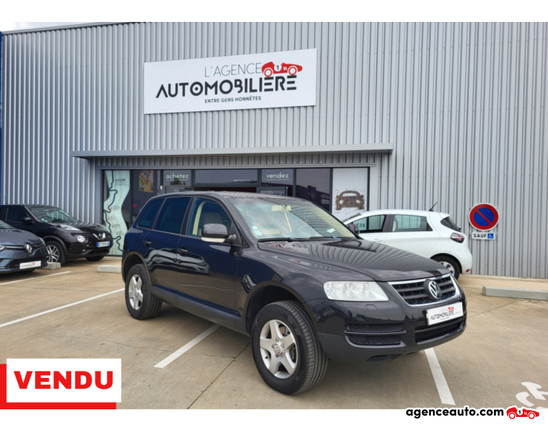 Achat voiture occasion, Auto occasion pas cher | Agence Auto Volkswagen Touareg I 3.0 TDi V6 Tiptronic 225 cv Boîte auto Noir Année 2005 Automatique Diesel