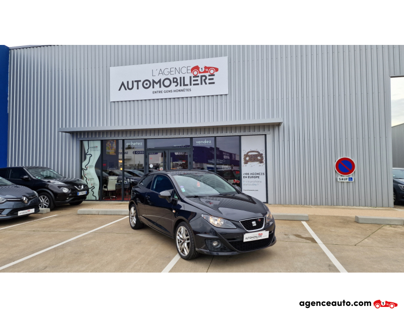 Aankoop Gebruikte Auto, Goedkope Gebruikte Auto | Agence Auto Seat Ibiza FR 1.4 TSI 150 DSG Noir Jaar 2011 Automatique Essence