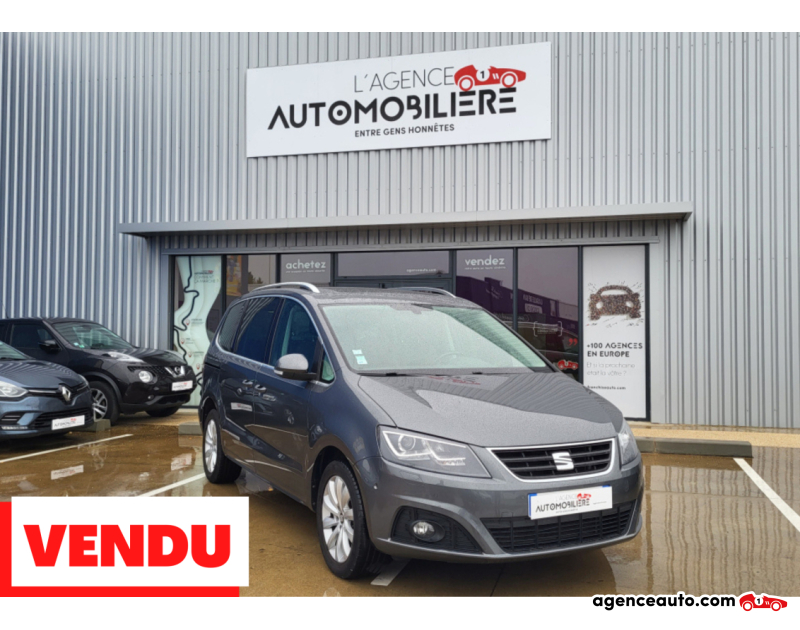 Achat voiture occasion, Auto occasion pas cher | Agence Auto Seat Alhambra 2.0 TDI 150 STYLE DSG 7 SIEGES Gris Année 2016 Automatique Diesel