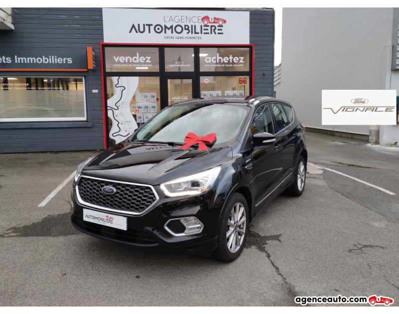 Achat voiture occasion, Auto occasion pas cher | Agence Auto Ford Kuga 2.0 TDCi 150 BVM6 4x2 VIGNALE Noir Année 2018 Manuelle Diesel
