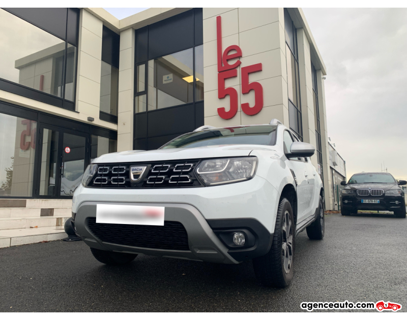 Achat voiture occasion, Auto occasion pas cher | Agence Auto Dacia Duster II 1.5 DCI 110 CH PRESTIGE EDC 4X2 Blanc Année 2018 Automatique Diesel