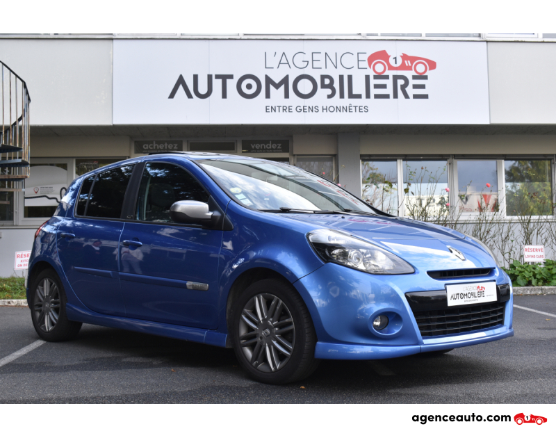 Achat voiture occasion, Auto occasion pas cher | Agence Auto Renault Clio GT Gordini 5 Portes Phase 2 1.5 dCi 106 cv Bleu Année 2011 Manuelle Diesel