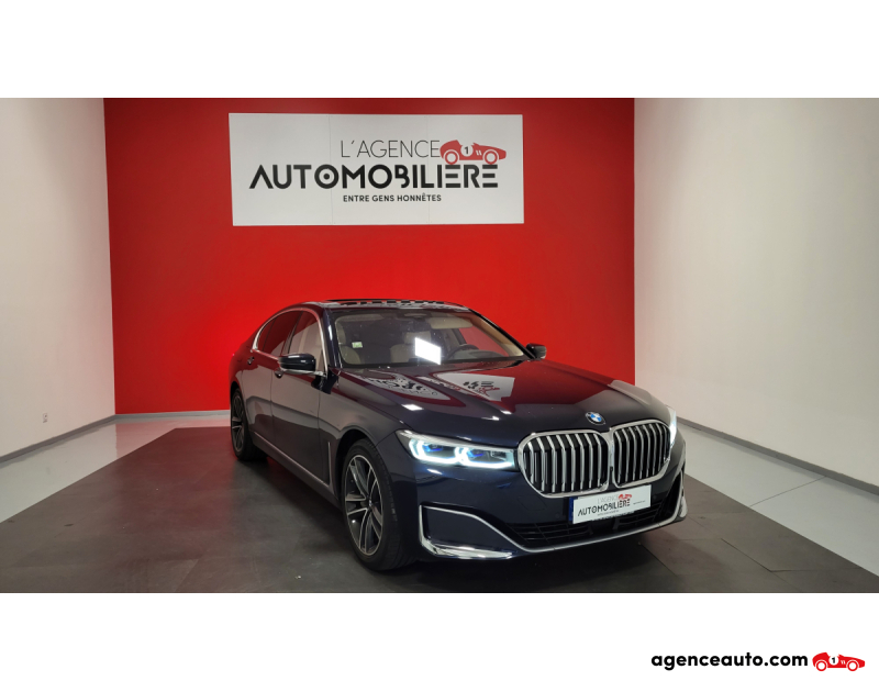 Achat voiture occasion, Auto occasion pas cher | Agence Auto Bmw Série 7 730 LDA 265 EXCLUSIVE XDRIVE BVA version G12 Bleu Année 2019 Automatique Diesel