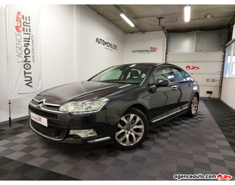 Achat voiture occasion, Auto occasion pas cher | Agence Auto Citroen C5 II (2) 2.0 BLUEHDI 180 S&S HYDRACTIVE EXCLUSIVE EAT6 Noir Année 2015 Automatique Diesel