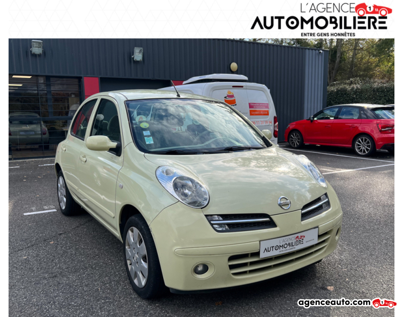 Achat voiture occasion, Auto occasion pas cher | Agence Auto Nissan Micra Phase 2 Must 1.2 i 65cv Jaune Année 2006 Manuelle Essence