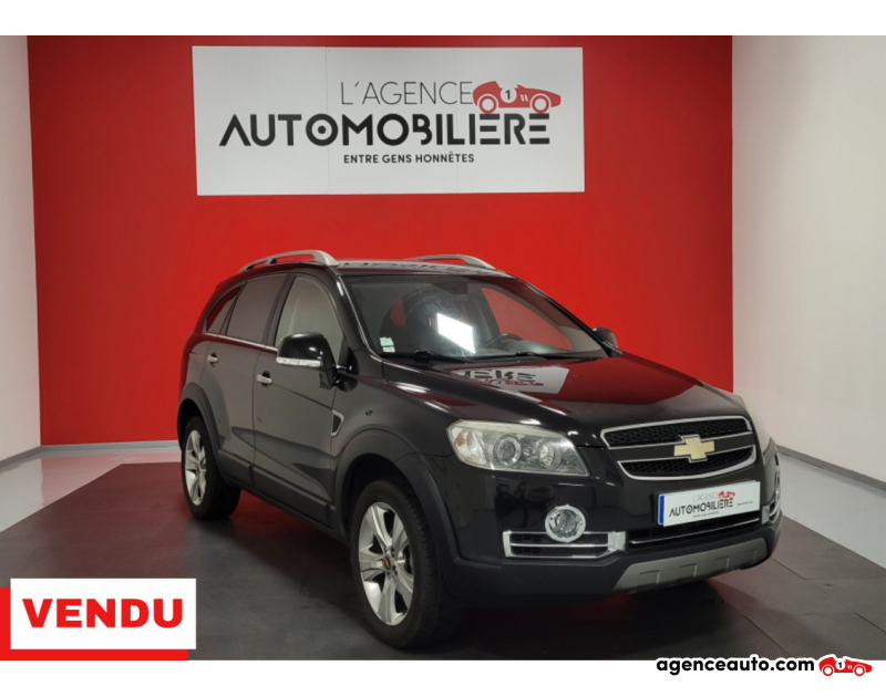 Compra de Coches Usados, Coches Usados Baratos %'|'% Agence Auto Chevrolet Captiva 2.0 VCDI 150 LTX SPORT 7P Noir Año 2007 Manuelle Diesel