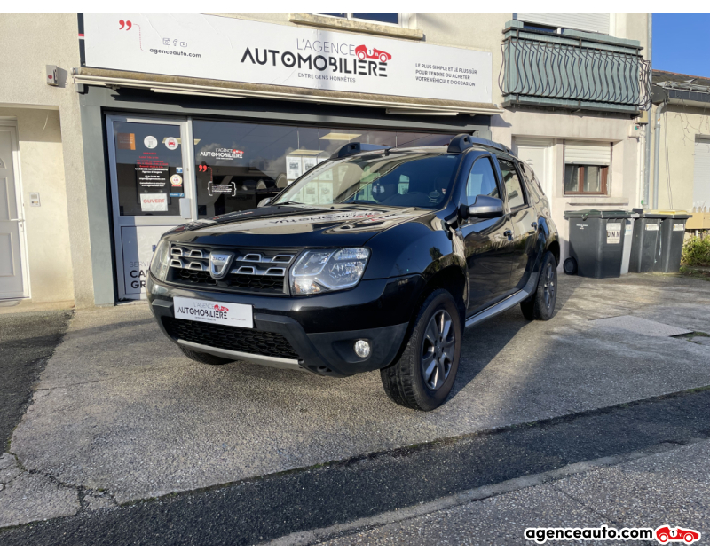 Gebrauchtwagenkauf, Günstige Gebrauchtwagen | Automobilienagentur Dacia Duster 1.5 dCi 110 CH PRESTIGE 4X4 1ERE MAIN DISTRIBUTION FAITE Noir Jahr 2015 Manuelle Diesel