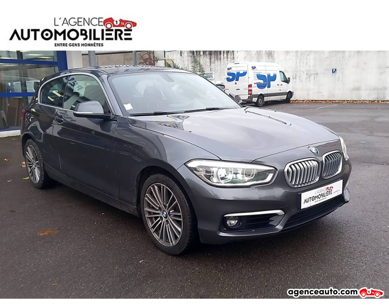 Achat voiture occasion, Auto occasion pas cher | Agence Auto Bmw Série 1 2.0L 118D  URBANCHIC 150Ch Gris Année 2019 Automatique Diesel