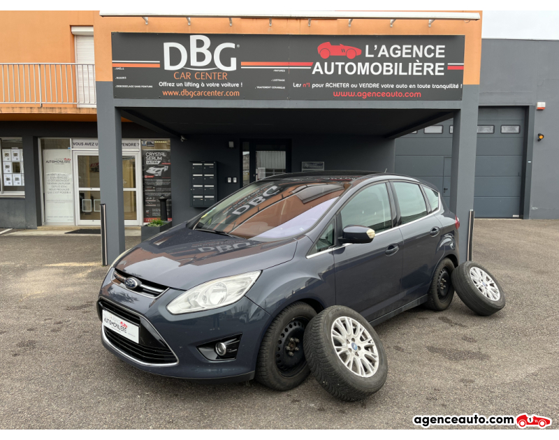 Achat voiture occasion, Auto occasion pas cher | Agence Auto Ford C-Max 1.6 TDCi 115 cv Titanium II (B7) FAP TOIT PANORAMIQUE Gris Année 2011 Manuelle Diesel
