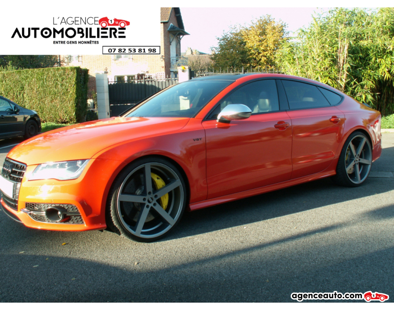 Compra de Coches Usados, Coches Usados Baratos %'|'% Agence Auto Audi S7 4.0 TFSI 420 QUATTRO V8 S TRONIC Rouge Año 2012 Automatique Essence