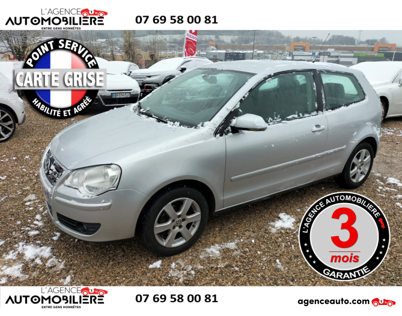 Compra de Coches Usados, Coches Usados Baratos %'|'% Agence Auto Volkswagen Polo 1.2 i 60 cv united Argent Año 2007 Manuelle Essence