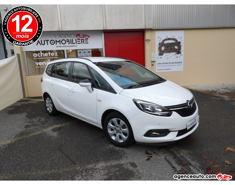 Achat voiture occasion, Auto occasion pas cher | Agence Auto Opel Zafira 1.4i 16V Turbo Enjoy Blanc Année 2018 Automatique Essence