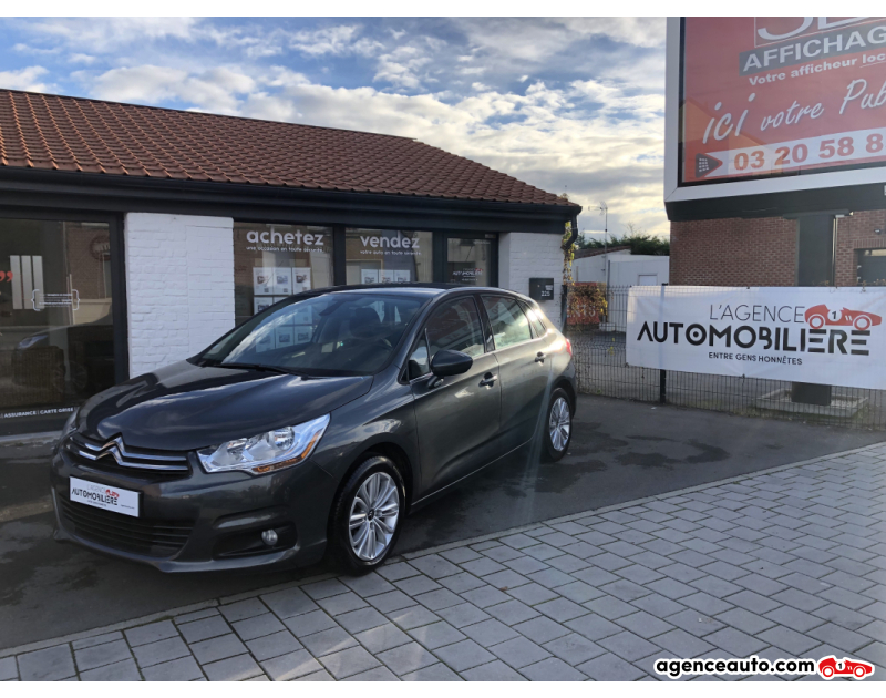 Achat voiture occasion, Auto occasion pas cher | Agence Auto Citroen C4 II VTI 95 CONFORT Gris Année 2014 Manuelle Essence