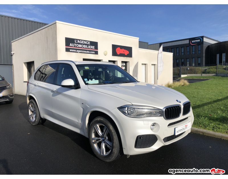 Achat voiture occasion, Auto occasion pas cher | Agence Auto Bmw X5 (F15) 25d SDrive M SPORT 2.0d 16V 218ch BVA Blanc Année 2015 Automatique Diesel