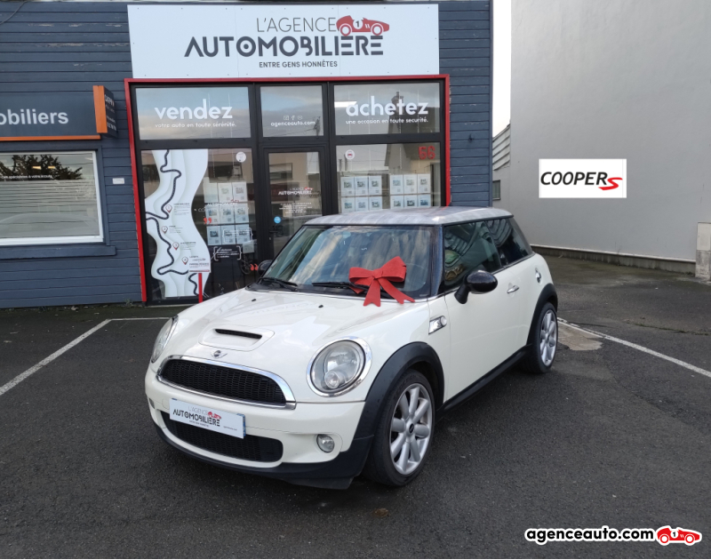 Achat voiture occasion, Auto occasion pas cher | Agence Auto Mini Cooper 1.6 175 cv Boite AUTO 6 COOPER S Beige Année 2008 Automatique Essence