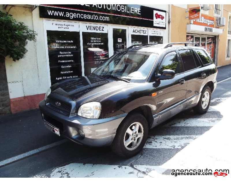 Achat voiture occasion, Auto occasion pas cher | Agence Auto Hyundai Santa Fe 2.0 CRDI 125 Pack Luxe 4x4 Violet Année 2003 Manuelle Essence