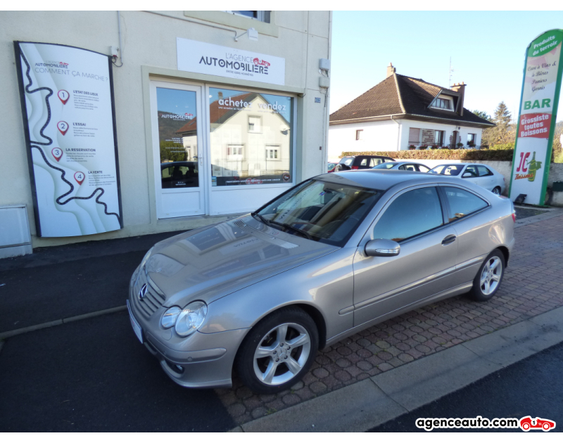 Achat voiture occasion, Auto occasion pas cher | Agence Auto Mercedes Classe C 220 CDI 150 Sportcoupé BVM6 Sport Edition CL203 Beige Année 2004 Manuelle Diesel