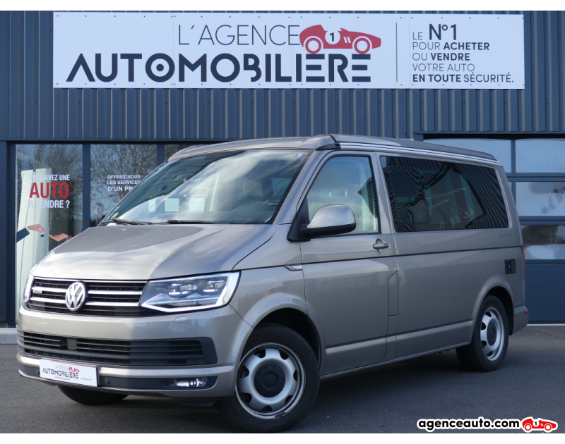 Achat voiture occasion, Auto occasion pas cher | Agence Auto Volkswagen Transporter CALIFORNIA OCEAN TDI 204 CV DSG 4MOTION Beige Année 2016 Automatique Essence