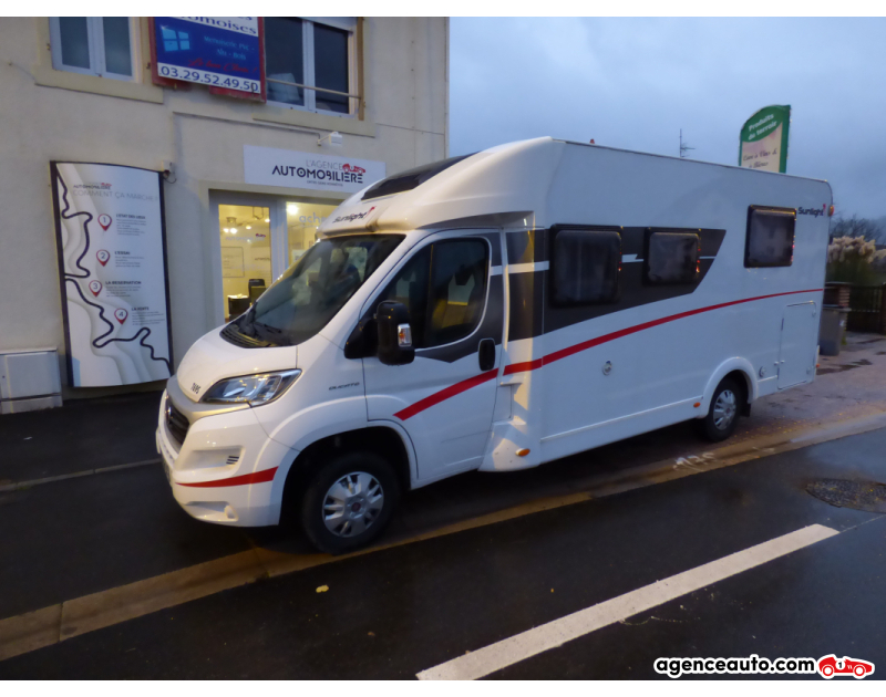 Achat voiture occasion, Auto occasion pas cher | Agence Auto Fiat Ducato 2,3 Multijet 140 T69S Sunlight Profilé Capron BVM6 Blanc Année 2020 Manuelle Diesel