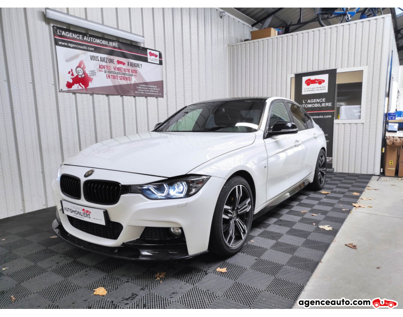 Achat voiture occasion, Auto occasion pas cher | Agence Auto Bmw Série 3 320 dA M Sport Blanc Année 2015 Automatique Diesel