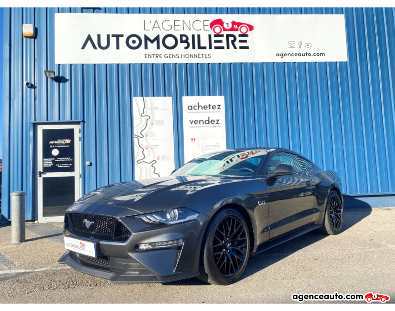 Achat voiture occasion, Auto occasion pas cher | Agence Auto Ford Mustang Mustang GT FastBack 5.0 V8 450 cv Gris Année 2019 Manuelle Essence