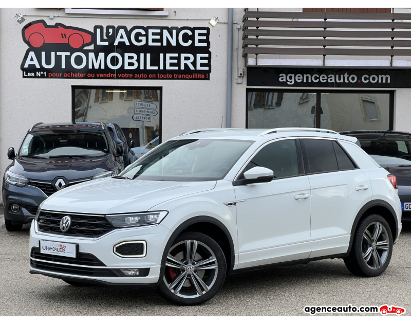 Gebrauchtwagenkauf, Günstige Gebrauchtwagen | Automobilienagentur Volkswagen T-roc 2.0 tdi 150 R-LINE DSG VIRTUAL Blanc Jahr 2019 Automatique Diesel