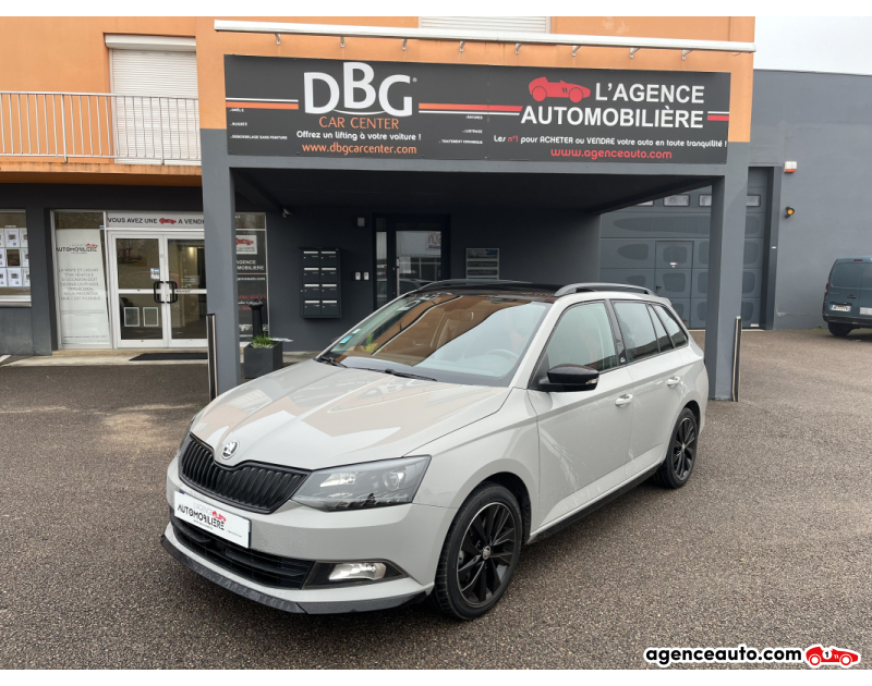 Achat voiture occasion, Auto occasion pas cher | Agence Auto Skoda Fabia 1.2 TSI 110 cv III Combi Edition Monte Carlo TOIT PANORAMIQUE 1ERE MAIN Gris Année 2016 Manuelle Essence