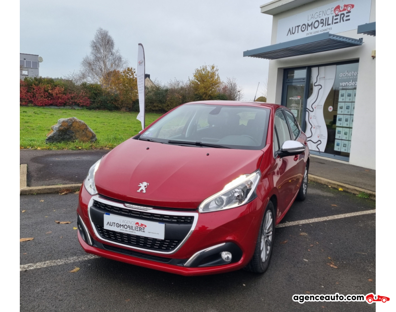 Compra de Coches Usados, Coches Usados Baratos %'|'% Agence Auto Peugeot 208 Allure 1.2 Puretech 110cv BVM6 Moteur Neuf Rouge Año 2017 Manuelle Essence