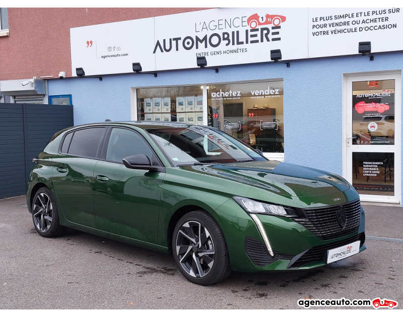 Achat voiture occasion, Auto occasion pas cher | Agence Auto Peugeot 308 1.2 PURETECH 130 ALLURE PACK 1ERE MAIN Vert Année 2022 Manuelle Essence