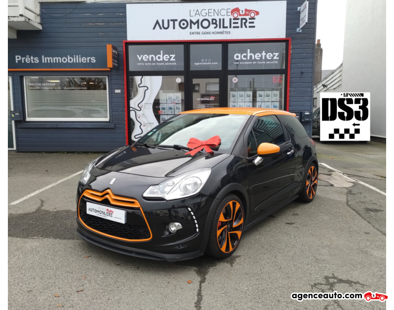 Acquisto Auto Usate, Auto Usate Economiche | Agenzia Automobiliare Citroen DS3 1.6 202 cv BVM6 RACING Noir Anno 2011 Manuelle Essence