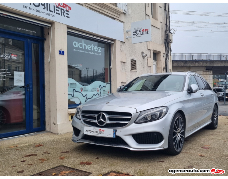Achat voiture occasion, Auto occasion pas cher | Agence Auto Mercedes Classe C Break 220 d 9G-Tronic Sportline Argent Année 2018 Automatique Diesel