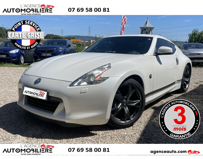 Achat voiture occasion, Auto occasion pas cher | Agence Auto Nissan 370 Z GT EDITION 370Z 3.7 i V6 Coupé 328 cv Blanc Année 2012 Manuelle Essence
