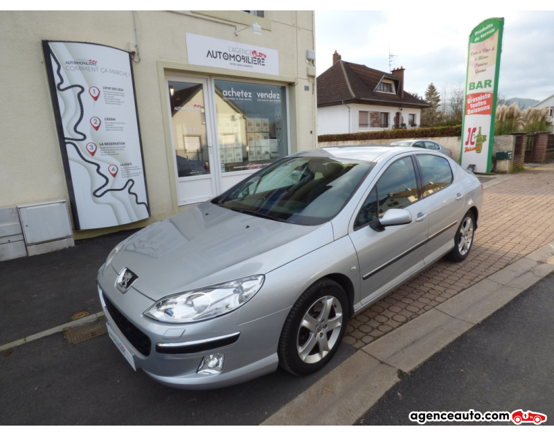 Gebrauchtwagenkauf, Günstige Gebrauchtwagen | Automobilienagentur Peugeot 407 3,0i V6 24V 211 BVA6 5 portes ES9A XFV Gris Jahr 2005 Automatique Essence