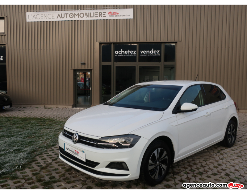 Achat voiture occasion, Auto occasion pas cher | Agence Auto Volkswagen Polo 1.0 12v Comfortline 75Cv Blanc Année 2018 Manuelle Essence