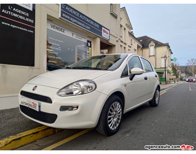 Achat voiture occasion, Auto occasion pas cher | Agence Auto Fiat Punto 1.2 69cv POP 1er MAIN !!! Blanc Année 2017 Manuelle Essence
