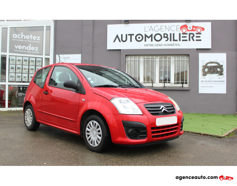 Achat voiture occasion, Auto occasion pas cher | Agence Auto Citroen C2 70cv 1.4 HDi  furio - DISTRI OK Rouge Année 2008 Manuelle Diesel