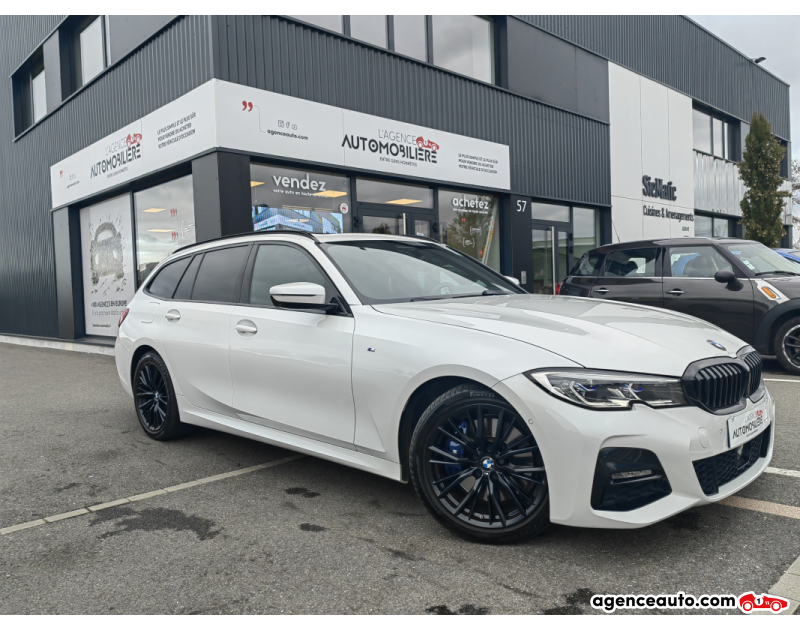 Compra de Coches Usados, Coches Usados Baratos %'|'% Agence Auto Bmw Série 3 (G21) Touring 330i xDrive 258cv Pack M Blanc Año 2019 Automatique Essence