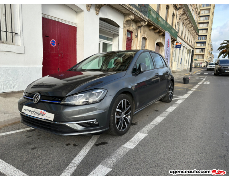 Achat voiture occasion, Auto occasion pas cher | Agence Auto Volkswagen Golf 1.5 TSI 130 EVO CARAT DSG BVA Gris Année 2017 Automatique Essence