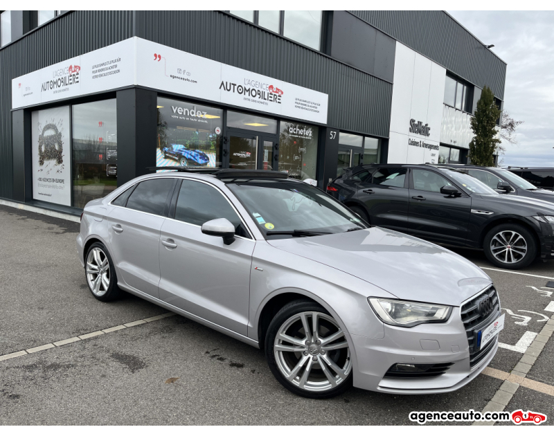 Gebrauchtwagenkauf, Günstige Gebrauchtwagen | Automobilienagentur Audi A3 LIMOUSINE 2.0 TDI 150 S-LINE S-TRONIC TOIT OUVRANT XÉNON SIÈGES SPORTS ALCANTARA CUIR B&O Gris Jahr 2014 Automatique Diesel