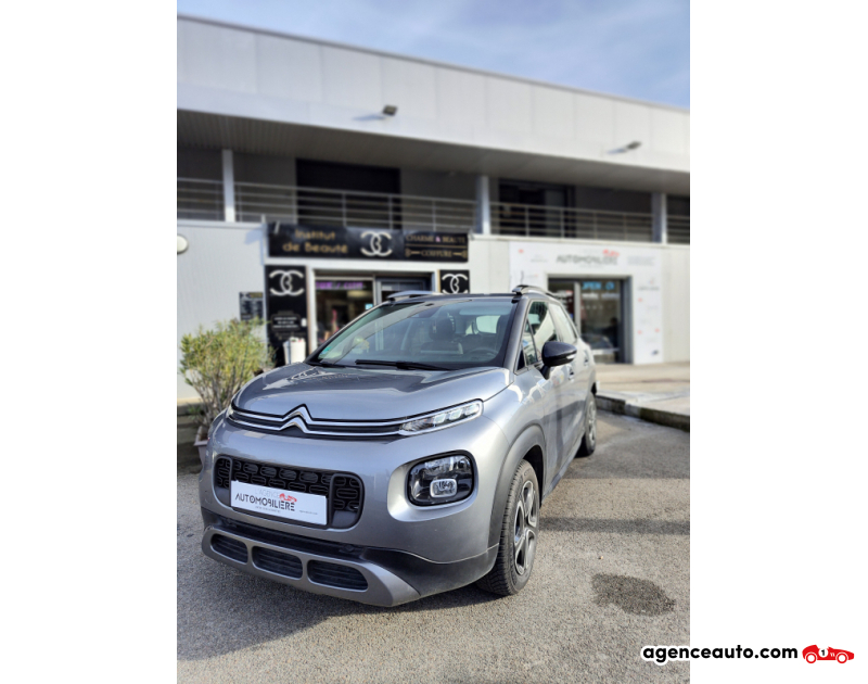Achat voiture occasion, Auto occasion pas cher | Agence Auto Citroen C3 AIRCROSS 1.2 PURE TECH 110 FEEL START STOP Gris Année 2019 Manuelle Essence