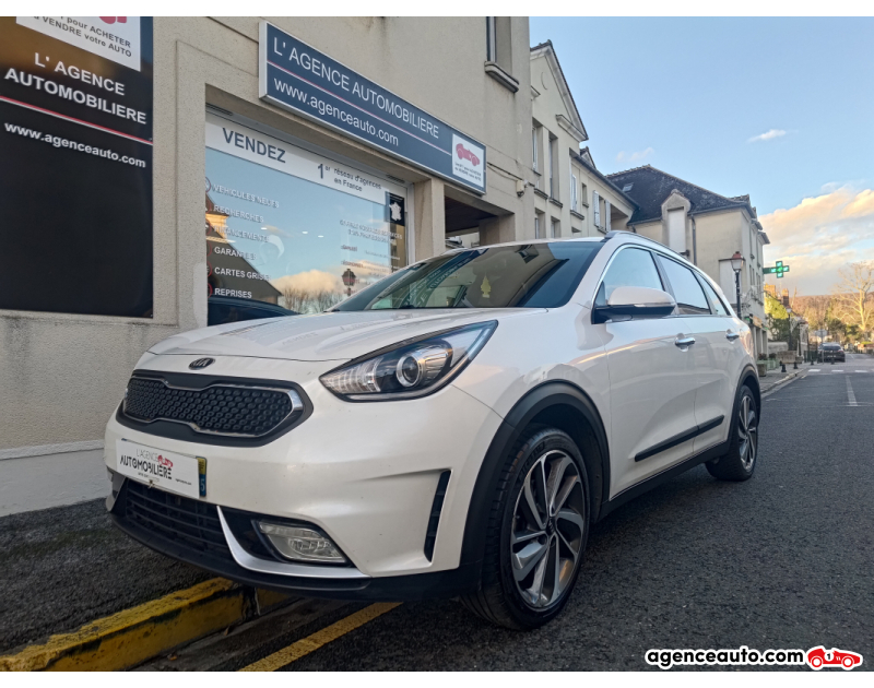 Compra de Coches Usados, Coches Usados Baratos %'|'% Agence Auto Kia Niro HYBRIDE 1.6 GDI 140cv DESIGN+OPTIONS Blanc Año 2017 Automatique Hybride