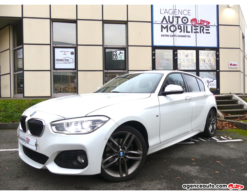 Compra de Coches Usados, Coches Usados Baratos %'|'% Agence Auto Bmw Série 1 120d M Sport Xdrive 190cv BVA Blanc Año 2016 Automatique Diesel